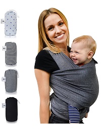 Babytragetuch - Fastique Kids Modernes und elastisches Tragetuch für Frühgeborene und Neugeborene Kleinkinder